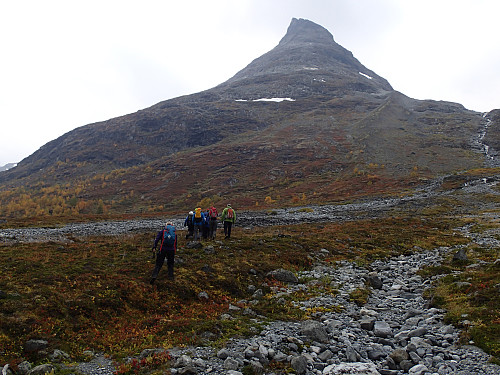 På vei mot Skagsnebb. Foto: Pål