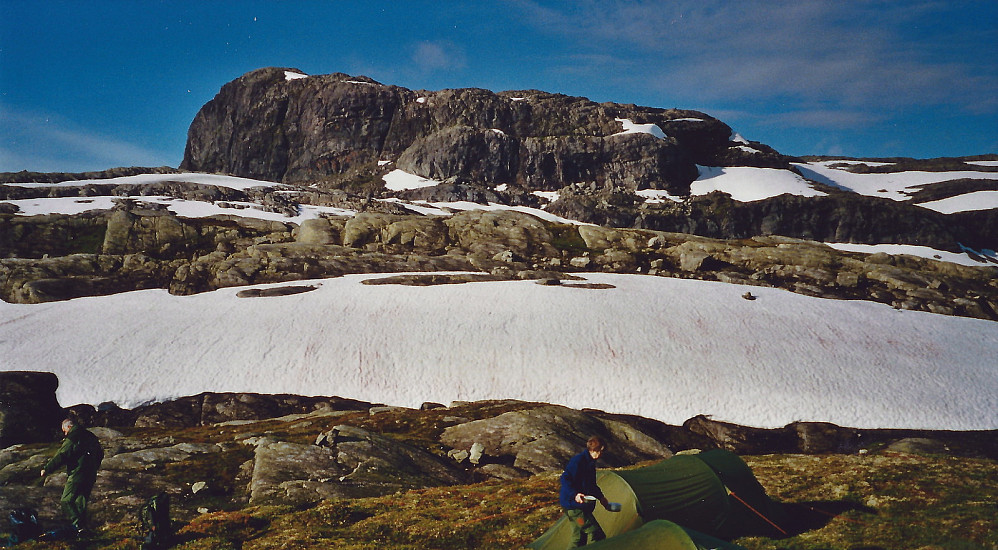 Skreppenuten sett fra NØ-siden 2. september 2000. Foto: Helge Titland