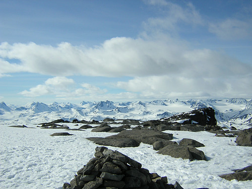 Høgdebrotet, utsikt vestover.