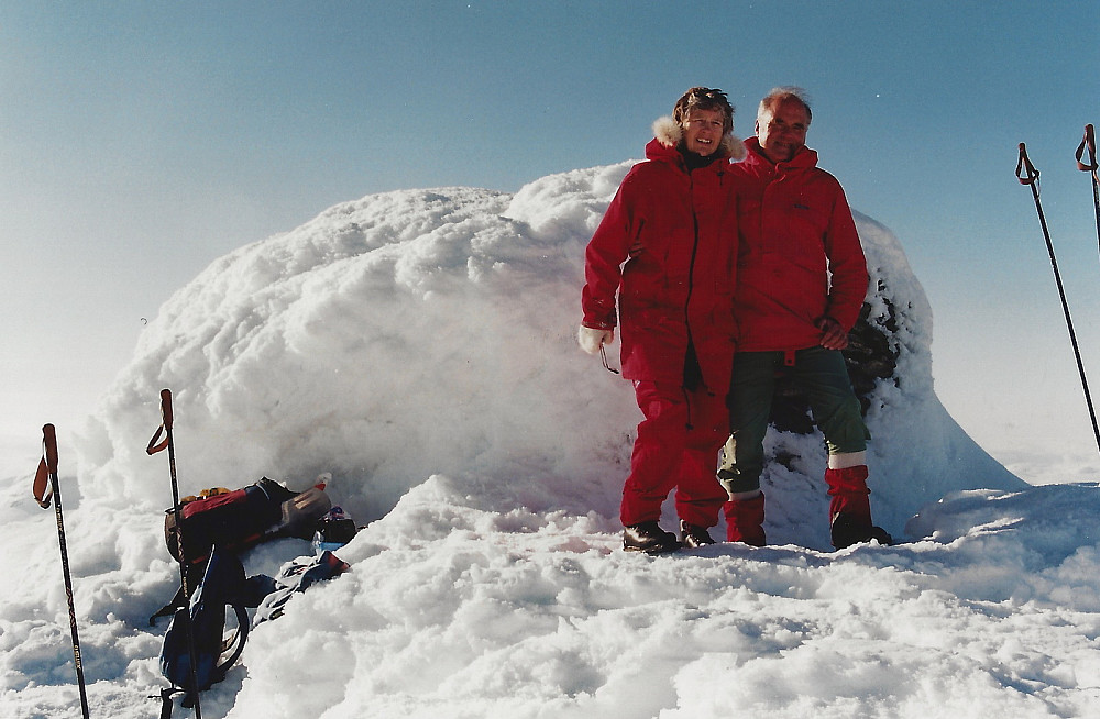 På toppen av Vassfjøra 4. april 1999