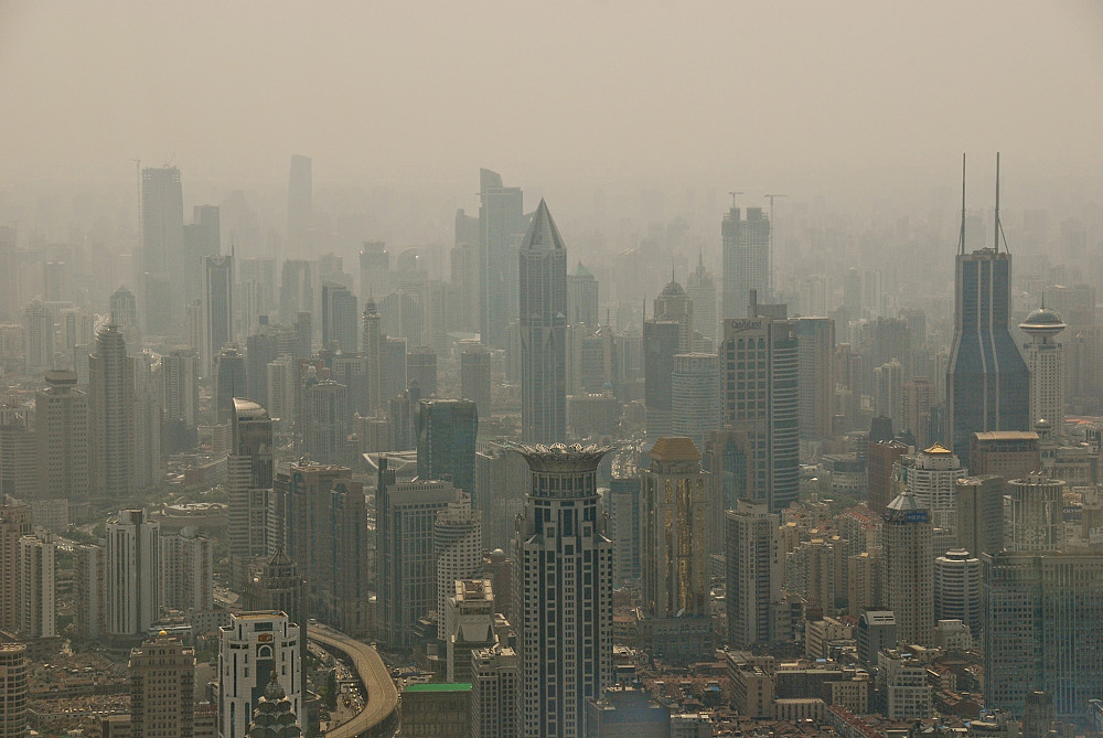 Shanghai i smoggen