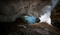 Bilde tatt i en grotte i Nordland
