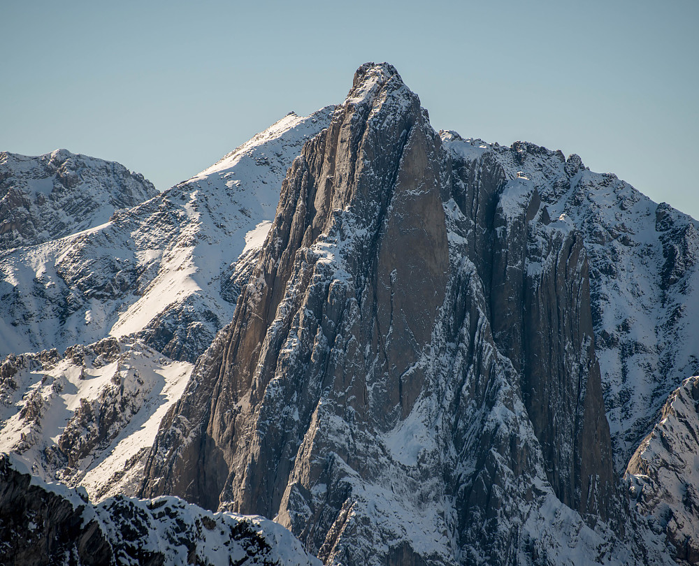 2682m høye Mount Louise