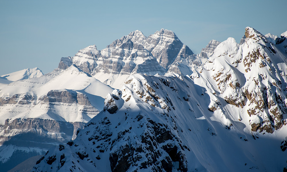 Cromwell Tower (3215m) og andre 3k'ere i rundt