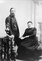 Johan F. Hjerkinn og kona Ingrid