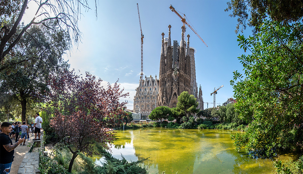 Sagrada Familia i Barcelona måtte selvsagt besøkes