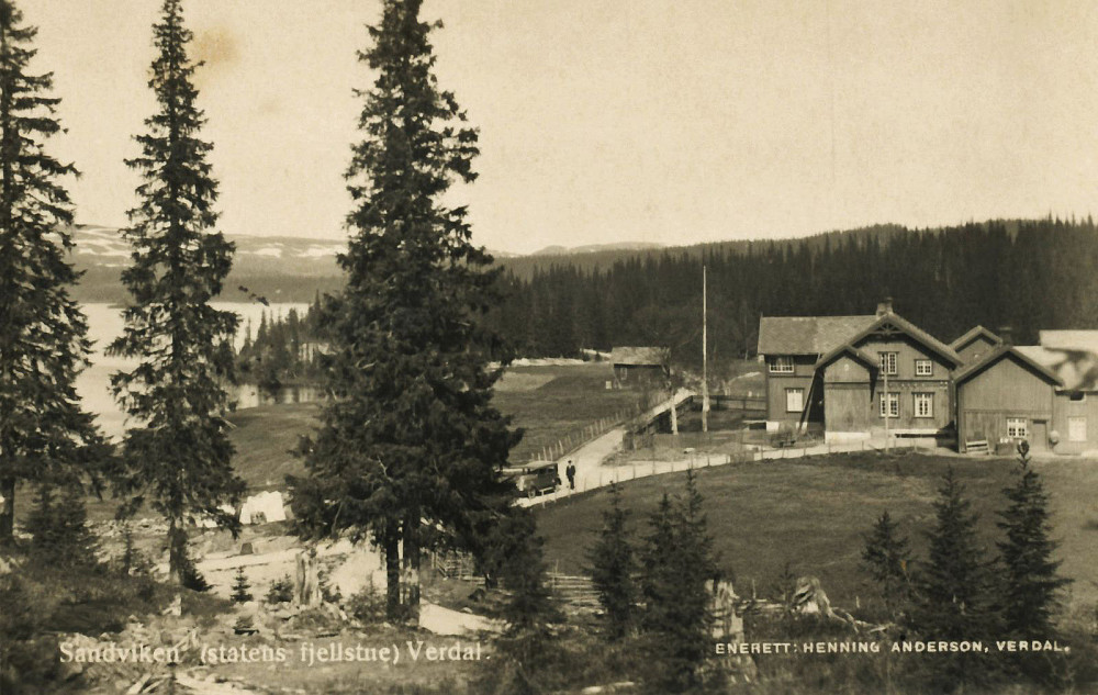 Sandvika fjellstue ca 1900