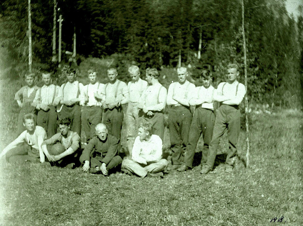 Fotballlaget i Vaterholmen i 1918