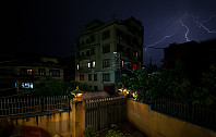 Tordenvær i Kathmandu