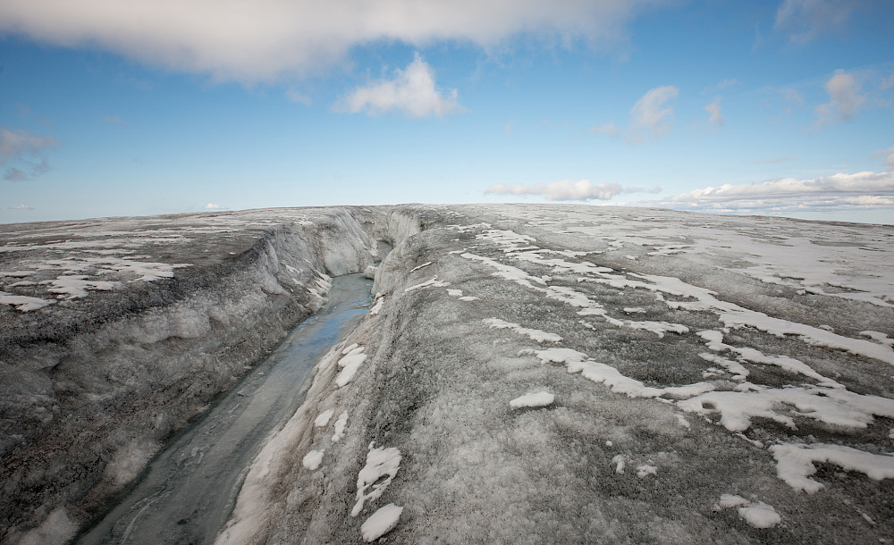 Toppen er på denne isbreen