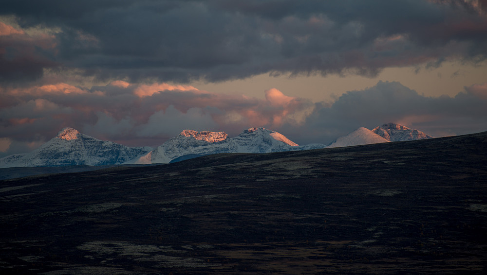 Snøkledd på Rondane