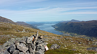 Batnfjorden sett fra første varden på Skredfjellet