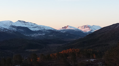 På Hausen - mot Butippen, Bjørnen, Luten, Sør-Tussen, Stortussen/Snøtind
