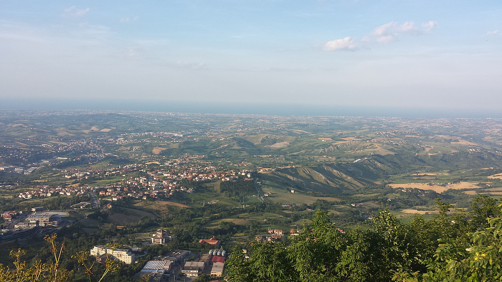 Utsikt fra Monte Titano