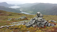 På Arasvikfjellet mot Foldfjorden, Ålmo og Skogsetvatnet
