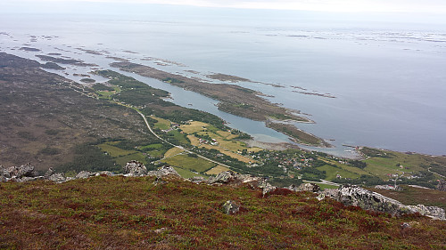 På Knubben, utsikt ned til Leira