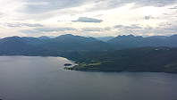 Utsikt over Korsnesfjorden fra Høgheia