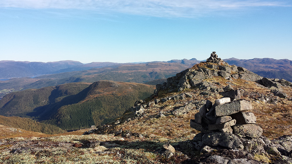 Utsikt mot øst fra Storfjellet