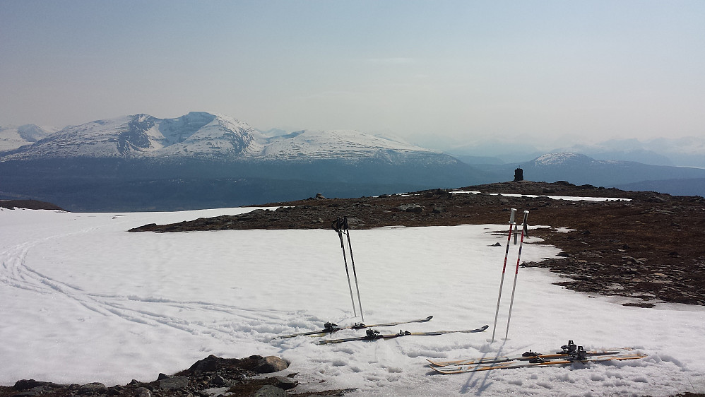 Moldes høyeste fjell (Skåla) til venstre