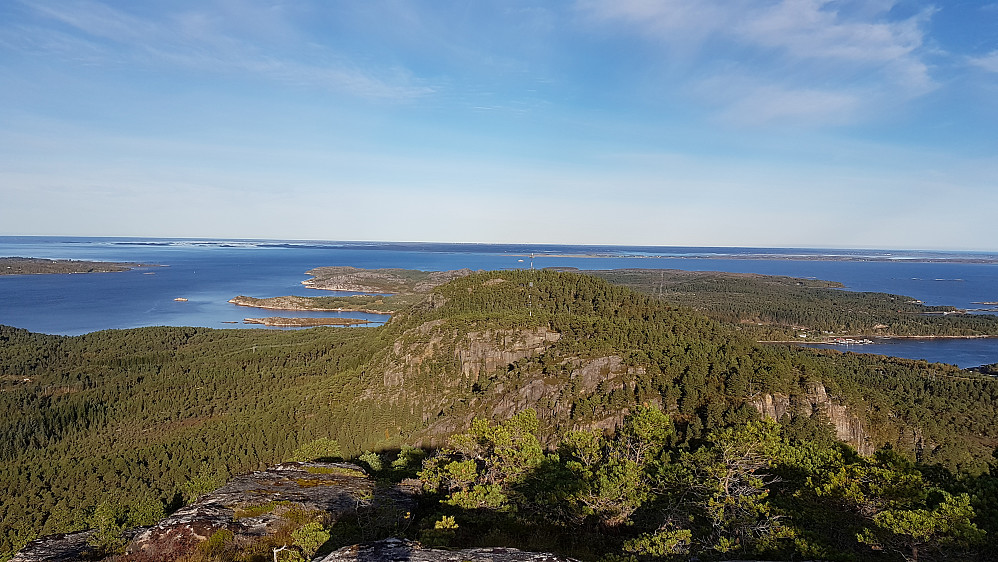 Utsikt tilbake mot Nauthatten fra Trollskarhaugen