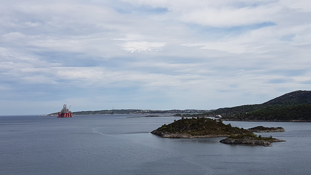 Mot Kristiansund (fra Brattøya)