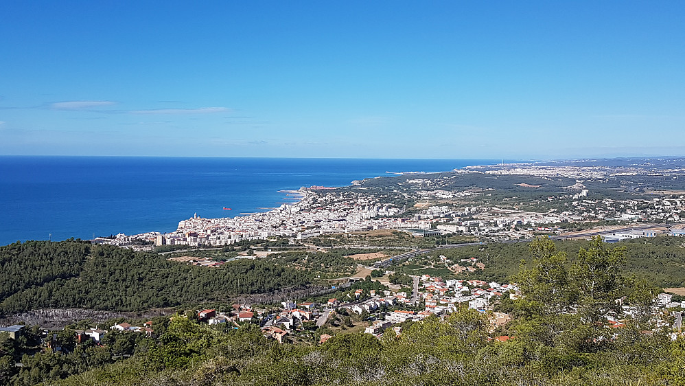 Mot Sitges fra Toro de la Fleca