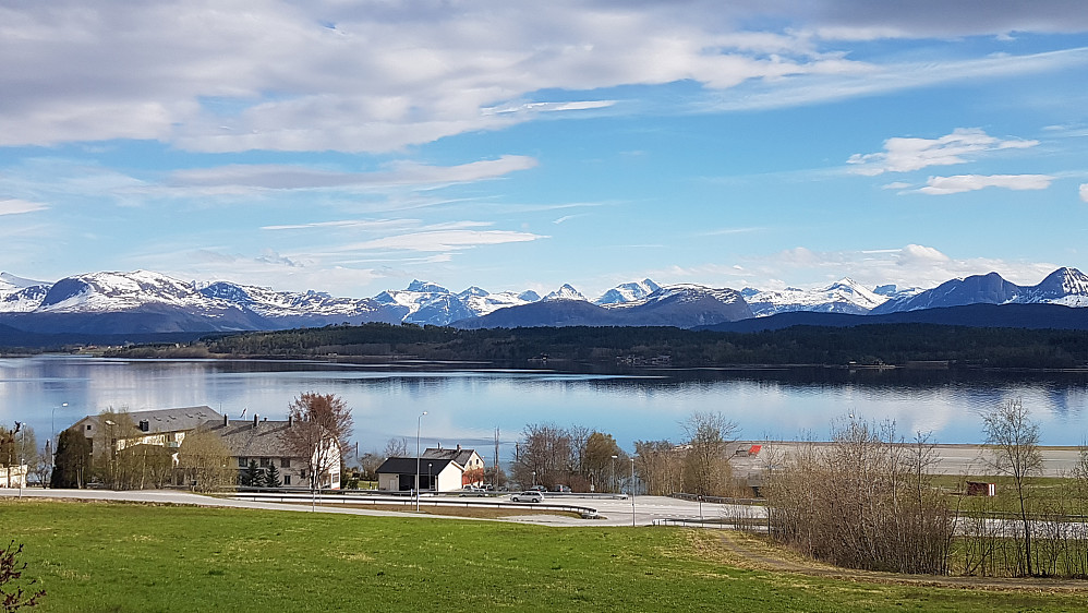 Avslapping på terrassen etter trimtur :-)
