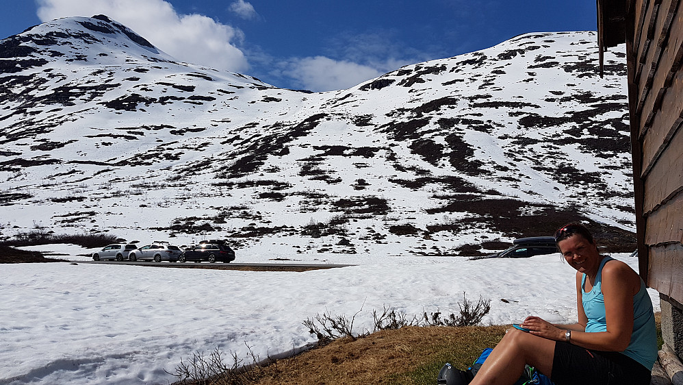 Turen opp til Ringshornet har fortsatt også bra med snø 