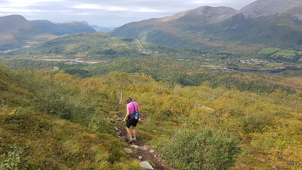 Ned igjen mot Skaret