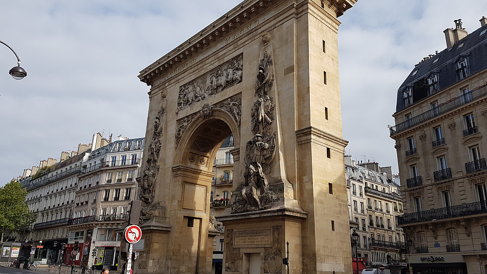 Langs vegen tilbake - Porte Saint-Denis (Ludvico Magno eller Ludvig XIV)