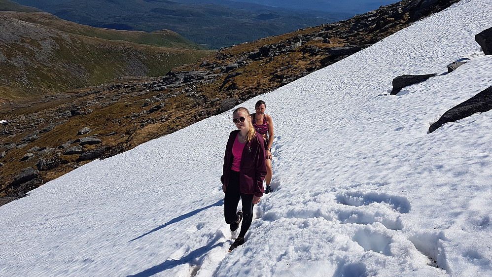 Litt vandring på snø 