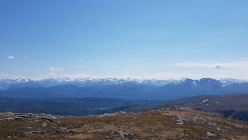 Romsdalalpene sett fra Gongrøra 