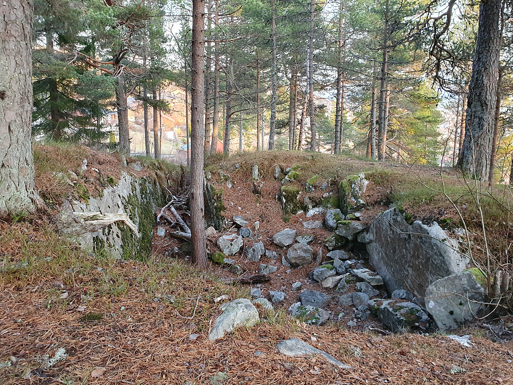 Skyttergraver på Sjølskotthaugen