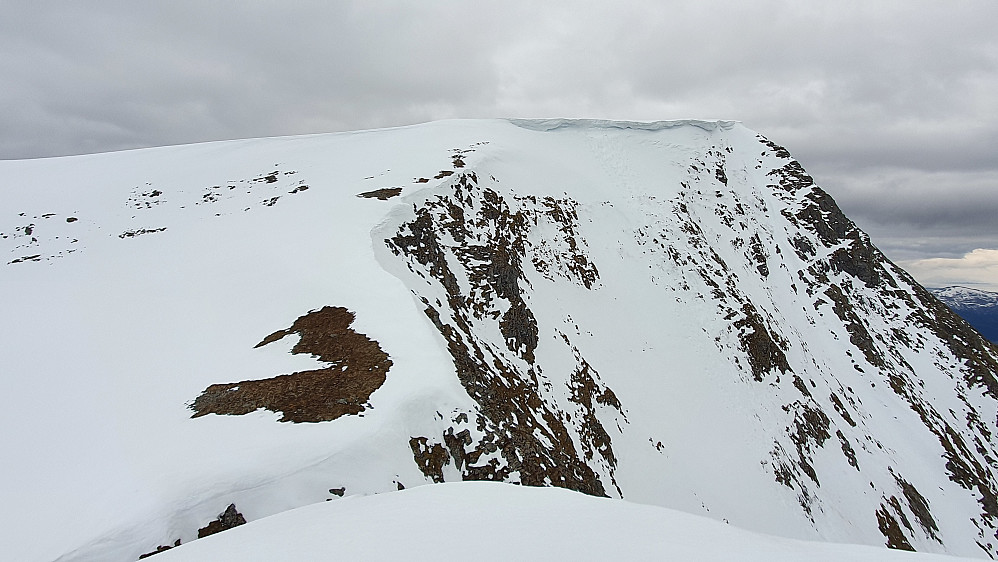 Stor skavle på Urfjellet (sett fra Dyrdalsfjellet)