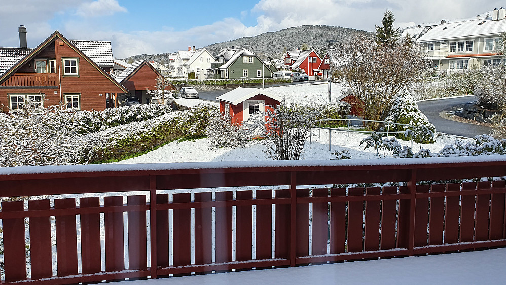 Vinterlig i Molde på 10. mai 