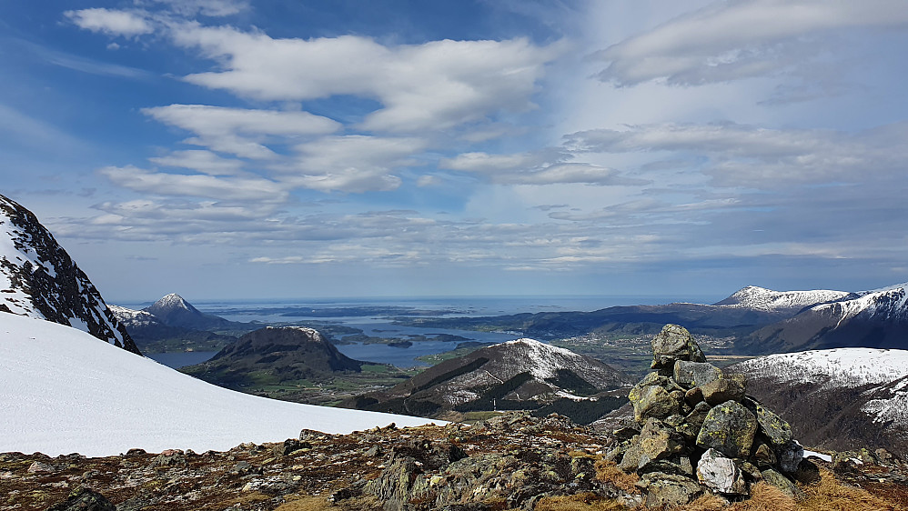 Utsikt vestover fra Seterfjellet 