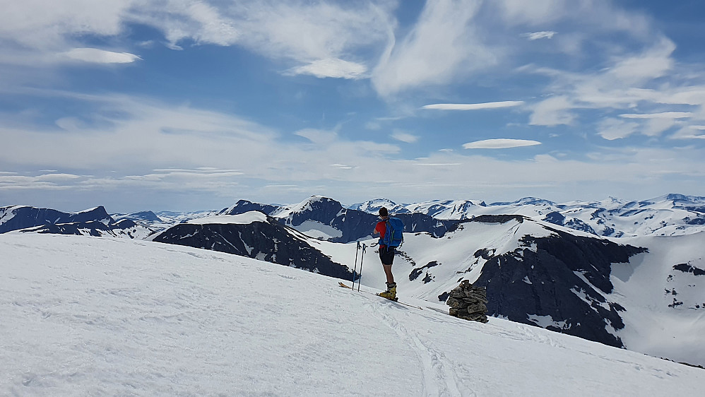 Oppe på Storgrovfjellet