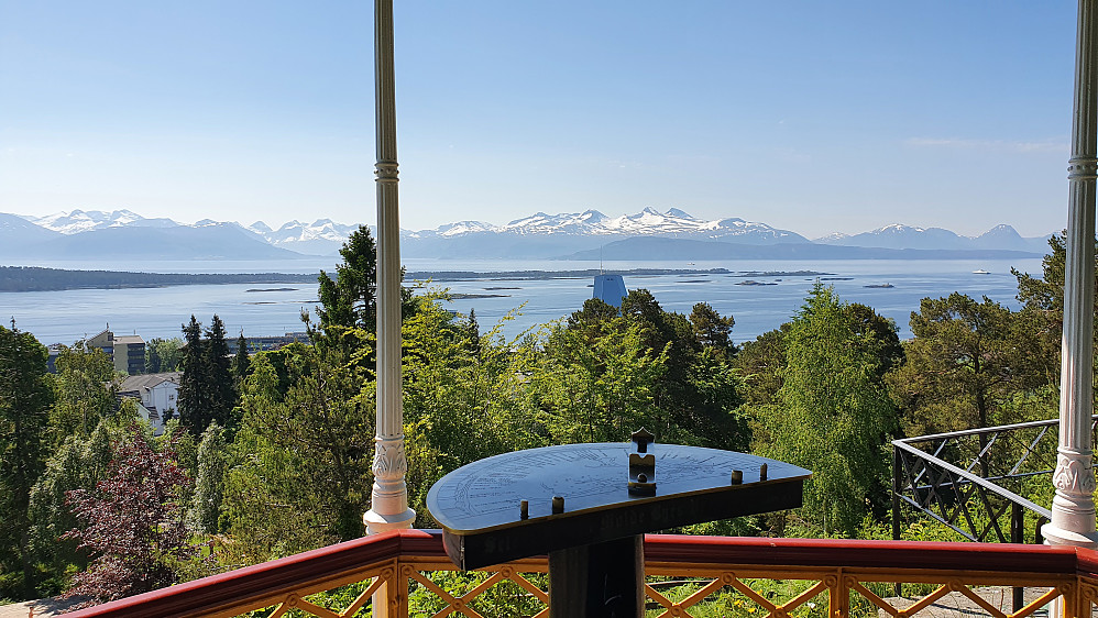 Sikteskive over Moldepanoramaet