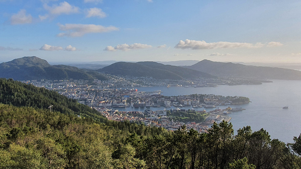 Utsikt fra Sandviksfjellet