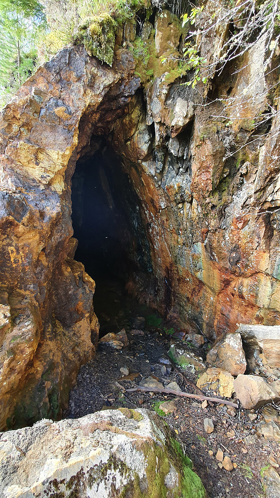 Inngang 1 til gruvene (kobberdrift fra 1806 til 1917)