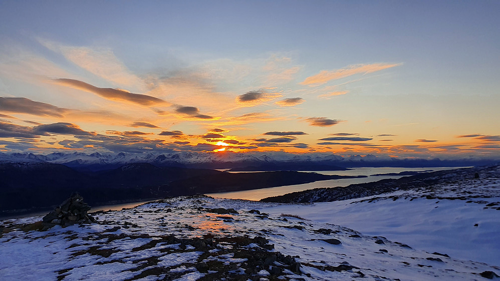 Solnedgang på Steinliheia