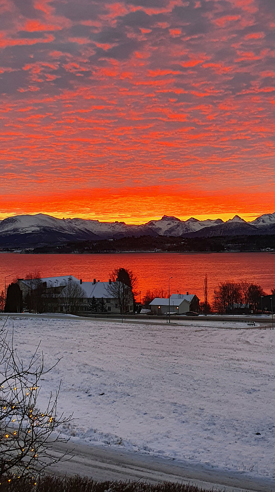 Utsikten fra hjemmekontoret i dag tidlig :-)