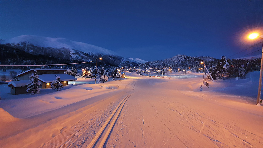 Skaret skisenter (samme som bilde en, 1,5 time senere) 