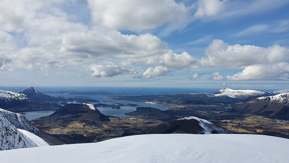 Havutsikt fra Dyrdalsfjellet 