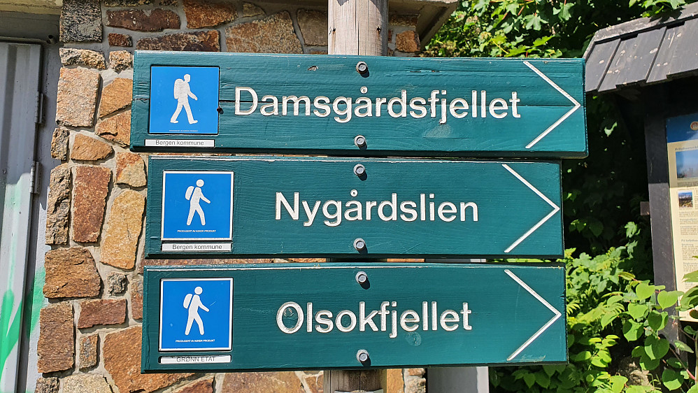 Klar for tur til Olsokfjellet/Damsgårdsfjellet