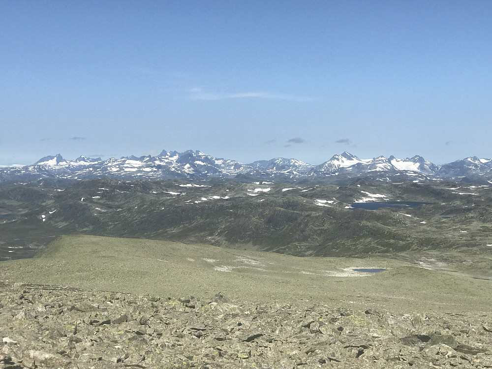 Hurrungane og Jotunheimen vest.