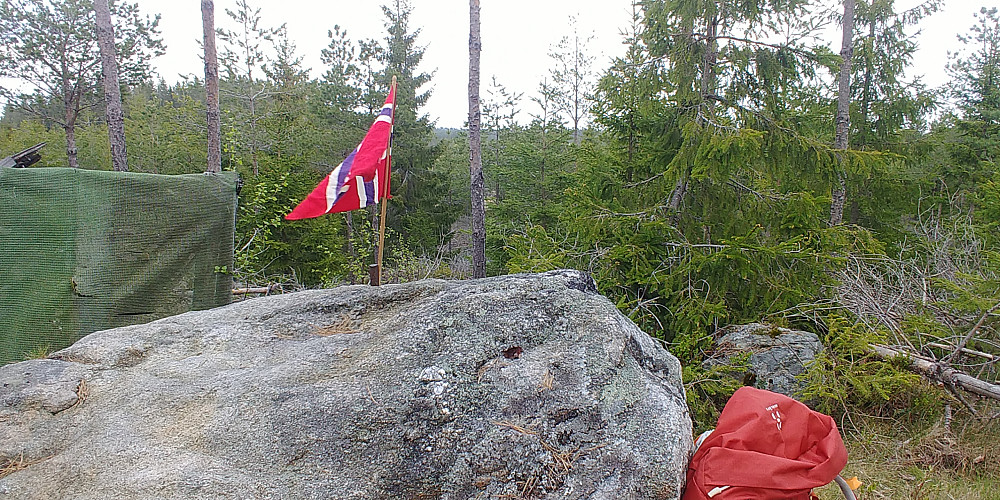 Geiteryggen, 258 m.o.h. På toppen av Halden ?