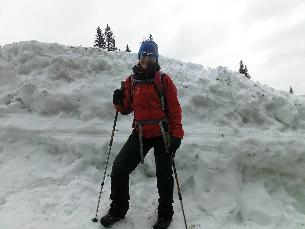 Mye snø igjen i fjellet..