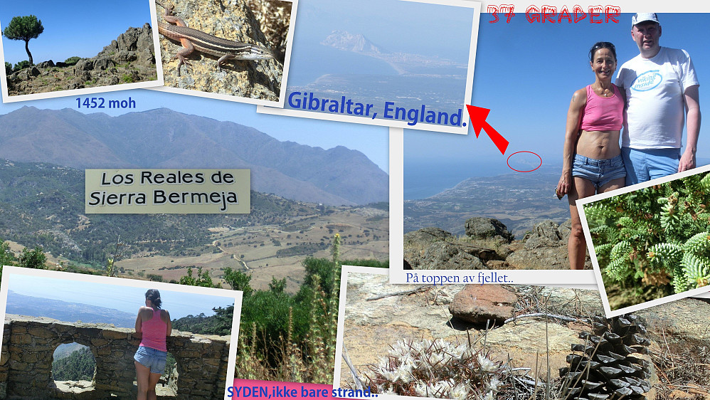 Vi skimter Gibraltar fra toppen