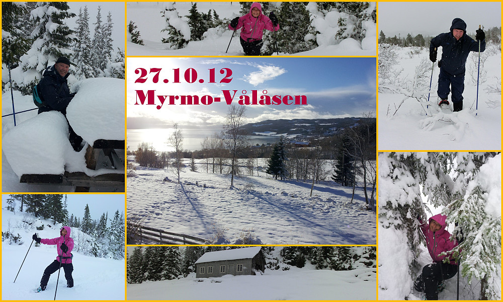 Maasse snø.